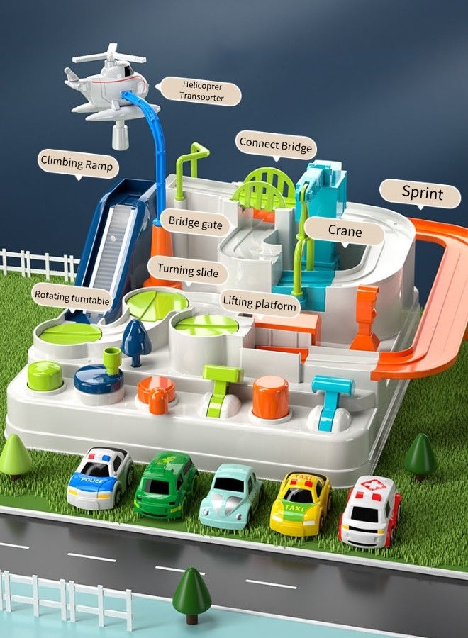 Vixplorn Boys Children's Race Track Toys, Car Toys Suitable For Boys And Girls Aged 3+, Toddler Car Adventure Toys, Children's Educational Games, sSuitable As Gifts For Birthdays, Eid al-Fitr,Ramadan And Other Festivals  - Image 3