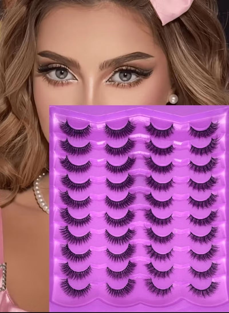 Shein MagiFly 20 Pairs Assorted Thick Curly Fluffy Eyelashes - Image 1