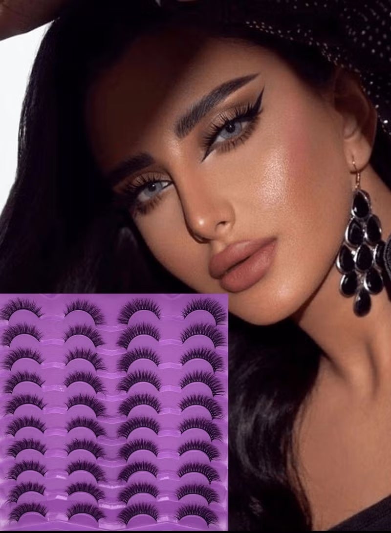 Shein MagiFly 20 Pairs Assorted Thick Curly Fluffy Eyelashes - Image 3