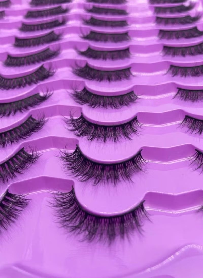 Shein MagiFly 20 Pairs Assorted Thick Curly Fluffy Eyelashes - Image 4