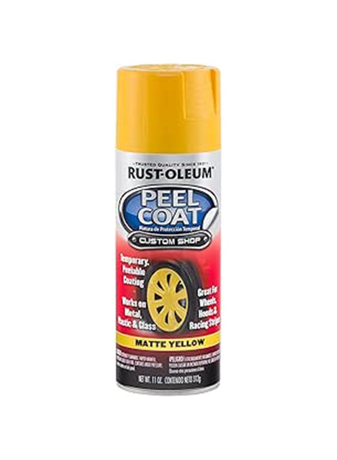 RUST-OLEUM Rust-Oleum 284318 Yellow Automotive Peel Coat Spray, 11 fl. oz. 