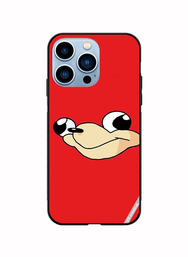 VR CREATIVE Protective Case Cover For Apple iPhone 13 Pro Uganda Knuckles Design Multicolour - Image 1