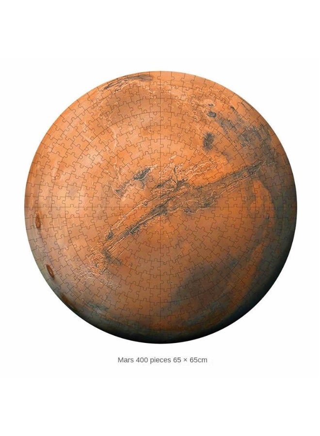 400 Pieces Mars Puzzles For Adults Kids Space Gifts Planet Puzzle - Image 2