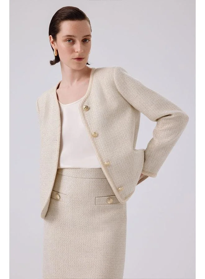 Mısırlı 1951  Bone Slit Detailed Pencil Skirt. for Women | Best Price UAE