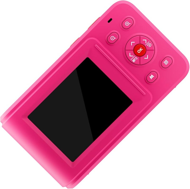 الكاميرا الرقمية المزدوجة الشاشة الحمراء لجميع الأجناس XJ02 المدمجة مع مشغل MP3 متعددة الوظائف للتصوير - Image 2