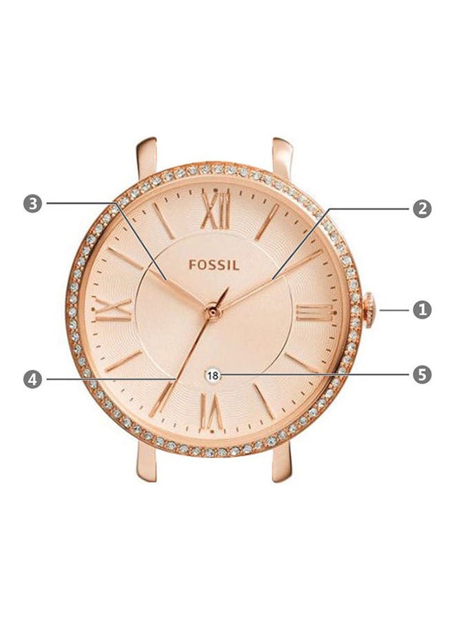 FOSSIL Women Stainless Steel Chronograph Clasp Watch ES3632 - Image 2