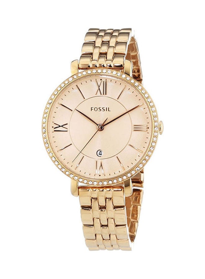 FOSSIL Women Stainless Steel Chronograph Clasp Watch ES3632 - Image 1