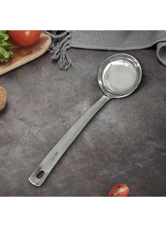 ماير مغرفة ماير من الفولاذ المقاوم للصدأ | أدوات المطبخ | مغرفة حساء | أدوات صنع الدوسا | مغرفة فولاذية لحفظ/طهي جميع أنواع الصلصات/العدس/الكاري، 30 سم - Image 2