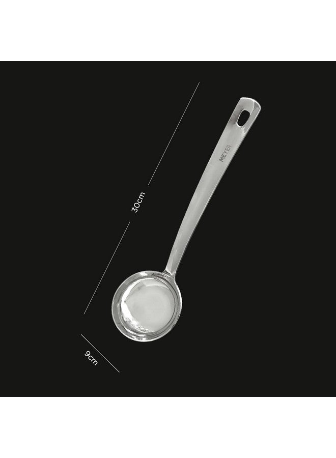 ماير مغرفة ماير من الفولاذ المقاوم للصدأ | أدوات المطبخ | مغرفة حساء | أدوات صنع الدوسا | مغرفة فولاذية لحفظ/طهي جميع أنواع الصلصات/العدس/الكاري، 30 سم - Image 3