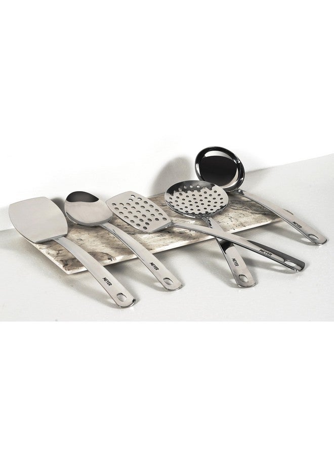 ماير مغرفة ماير من الفولاذ المقاوم للصدأ | أدوات المطبخ | مغرفة حساء | أدوات صنع الدوسا | مغرفة فولاذية لحفظ/طهي جميع أنواع الصلصات/العدس/الكاري، 30 سم - Image 5