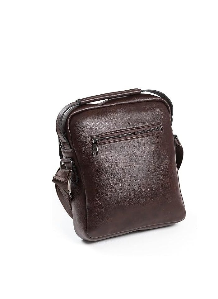 Jeep - Leather Cross Body Bag brown - Image 1