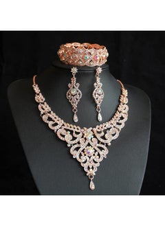 Ab Crystal Wedding Jewelry Set Necklace Earring Bracelets For Women And Brides - pzsku/Z0725C4992F74E06C06EAZ/45/_/1718606409/fc678857-3f6c-4529-9852-ae72a34c4289