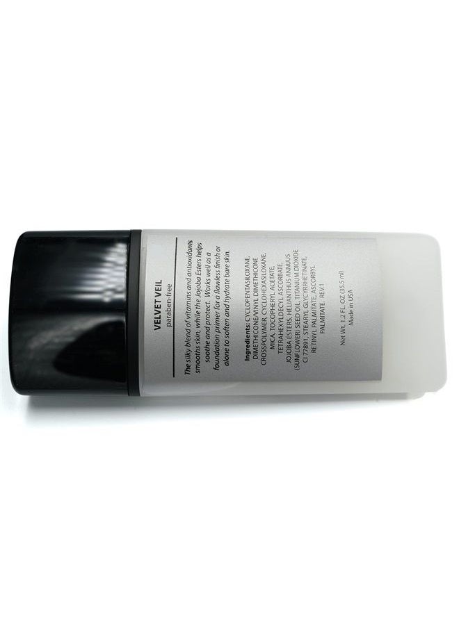 Pure Ziva - ª Moisturizing Velvet Veil Foundation Primer Serum Gel, Paraben & Talc Free, 1 Ounce Tube, No Animal Testing & Cruelty Free, Non-Comedogenic - Image 1