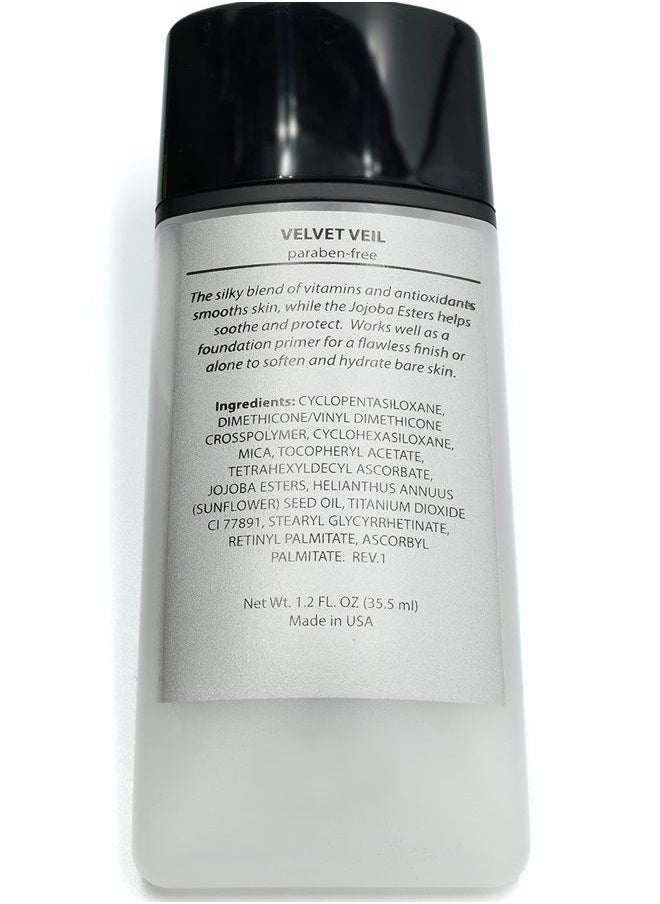 Pure Ziva - ª Moisturizing Velvet Veil Foundation Primer Serum Gel, Paraben & Talc Free, 1 Ounce Tube, No Animal Testing & Cruelty Free, Non-Comedogenic - Image 1