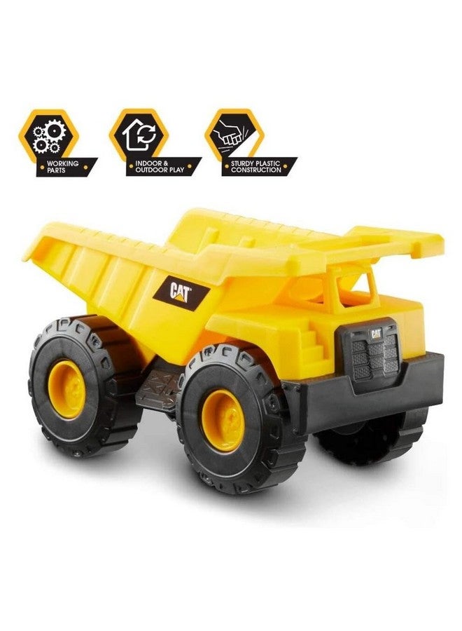 CAT CAT Construction Toys, CAT Dump Truck Toy Construction Vehicle - 10" Plastic Action Vehicle with Articulated Buckets for Indoor & Outdoor Play. Ages 3+ - Image 3
