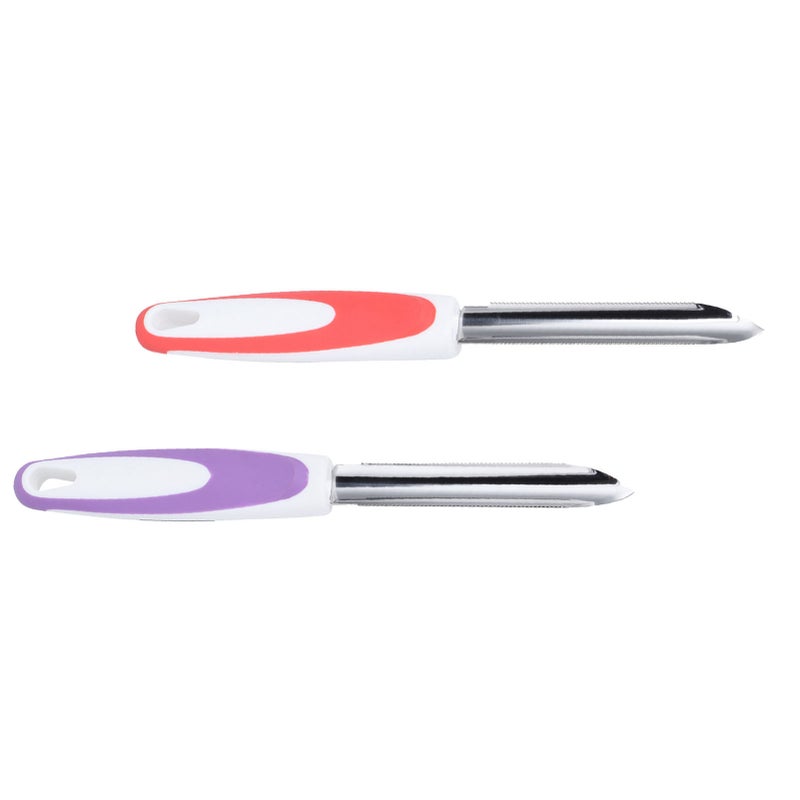2Pcs Stainless Steel Fruit Pepper Corer Core Remover Tools Kitchen Supplies OrangePurple - Image 5