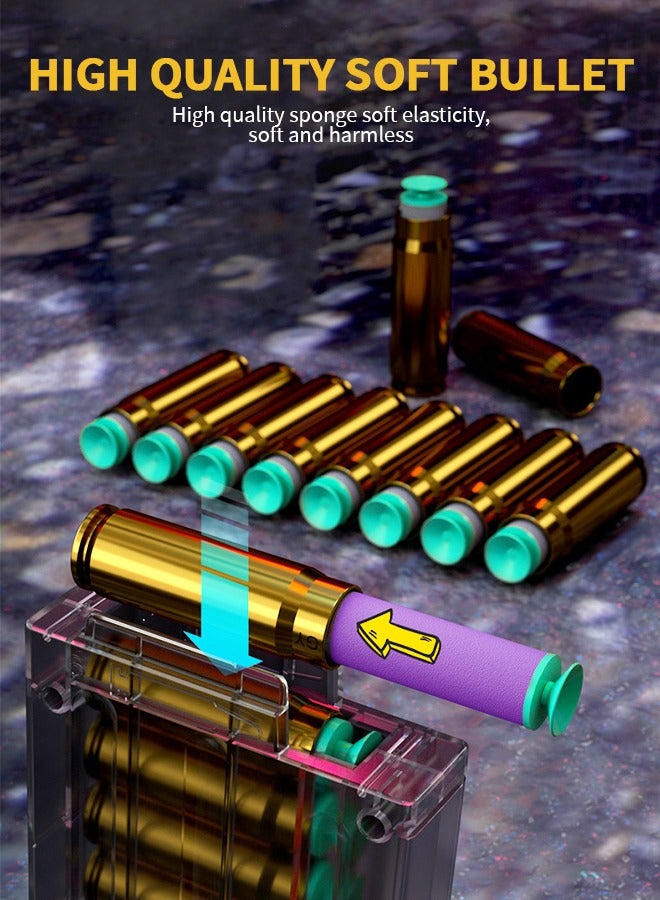 GROIC Toy Gun Soft Bullets Education Toy,Sniper Rifle Blaster Gun M24,Double Mirror Effect Toy Sniper Guns,DIY Toy with Rich Accessories ,Shooting Games Toys for Kids - Image 5