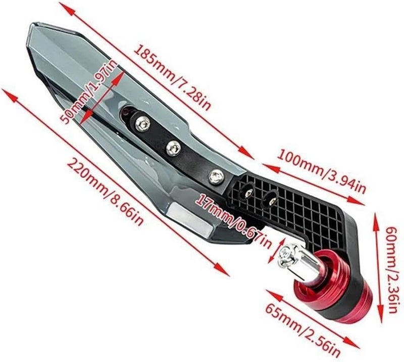 Vuzmode Motorcycle Handguard Shield for BMW Rnine T - Image 4