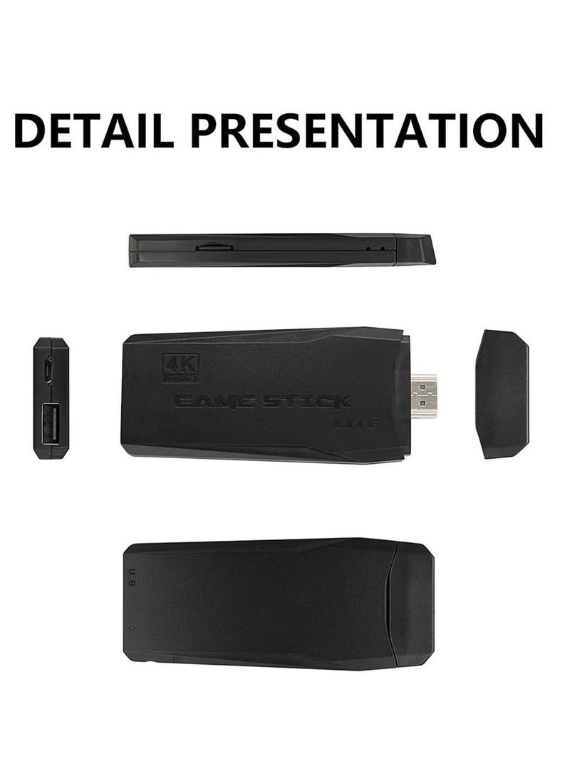 M8 Retro Game Console, Built-in 10000+ Games, Wireless 4K HDMI Plug and Play Video Game Stick, 2 Wireless Gamepads - Image 5