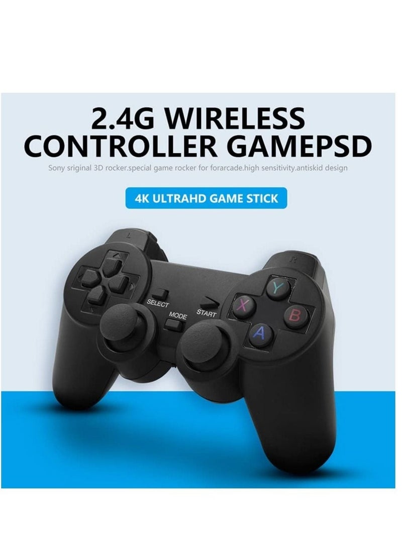 M8 Retro Game Console, Built-in 10000+ Games, Wireless 4K HDMI Plug and Play Video Game Stick, 2 Wireless Gamepads - Image 3