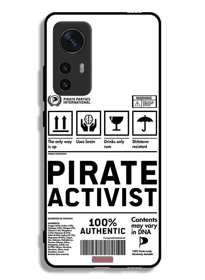 Tolwak Xiaomi 12 Protective Case Cover Private Activist Sticker - Image 2