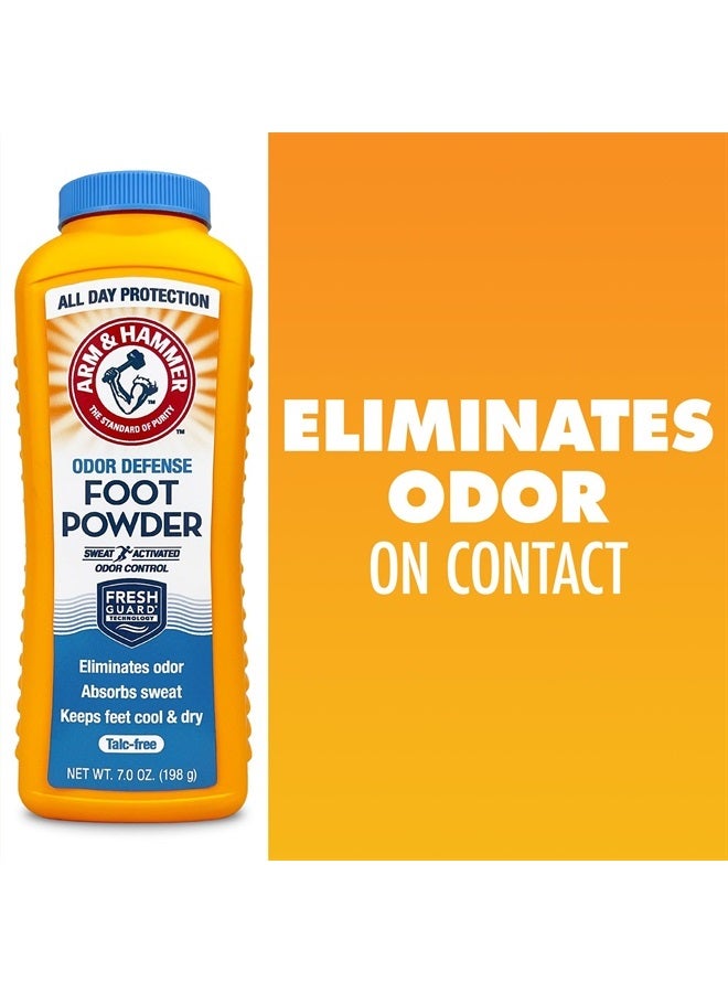 Arm & Hammer Foot Powder for Shoes & Feet, Talc-Free Odor & Moisture Control for Men & Women, 7 oz (1 Pack) - Image 5