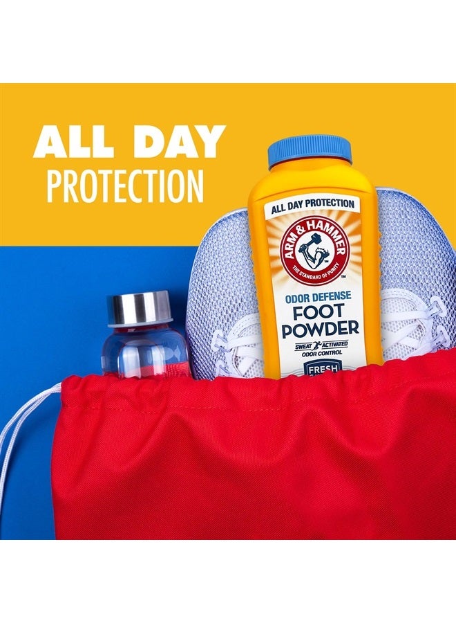 Arm & Hammer Foot Powder for Shoes & Feet, Talc-Free Odor & Moisture Control for Men & Women, 7 oz (1 Pack) - Image 4