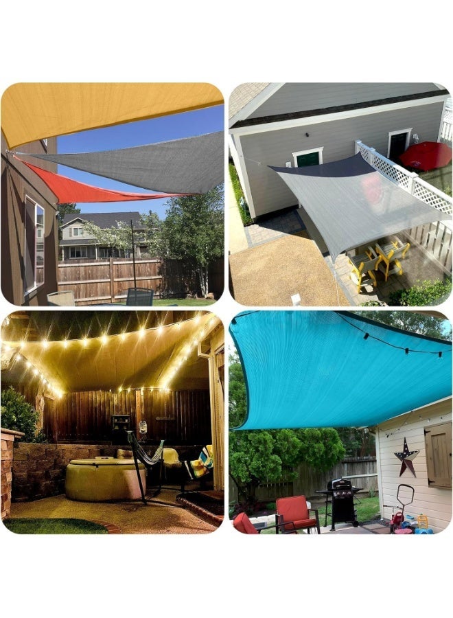 Bukela Rectangular Parasol, Sand Colour, Blocks 95% Of Uv Rays, Ideal For Patios, Backyards, Gardens And Garages, Well-Ventilated Outdoor Parasol (Standard, 6×6 Metres) - Image 4
