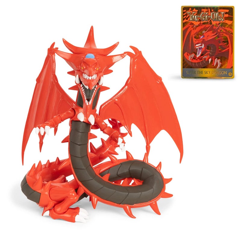 UCC Distributing Yu-Gi-Oh! Highly Detailed 7 inch Articulated Action Figure, Limited Edition, Includes Exclusive Trading Card, Slifer The Sky Dragon - Image 1