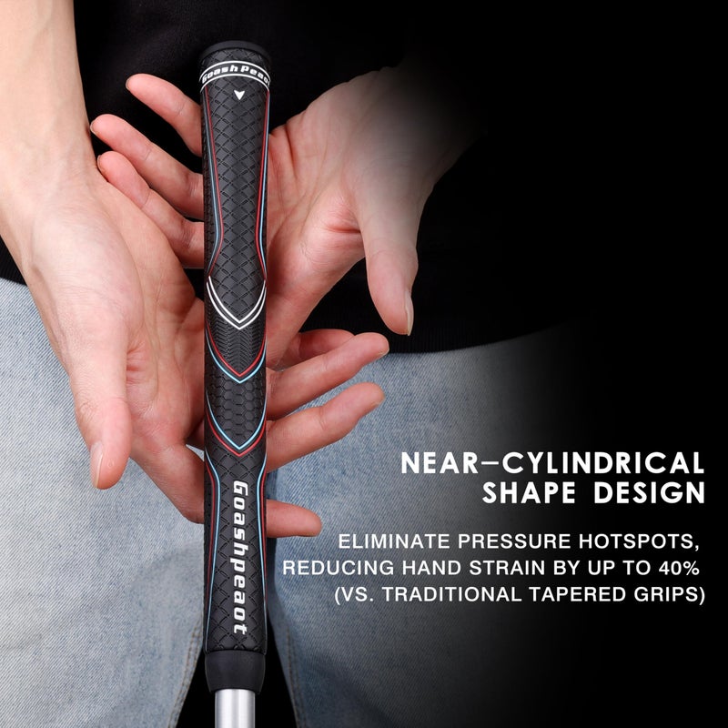 Goashpeaot Polyurethane Golf Grips Pack of 13 with Regripping Kitï¼ŒAdvanced Texture Control Non-slip for All-Weather Conditions Golf Club Grips,Comfortable Tackiness Feel Golf Grips for Men - Image 3