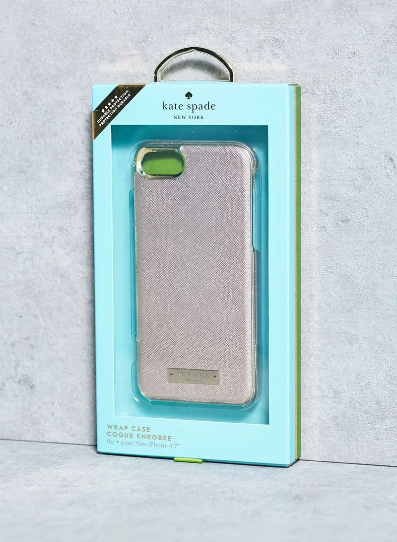 Kate Spade iPhone 7  Logo Plate Wrap Case
