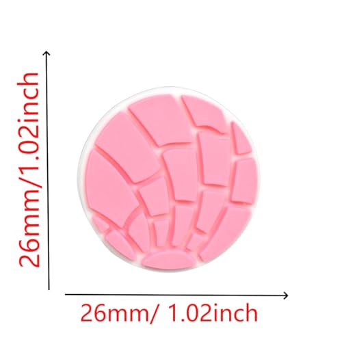 Ibuclein 20PCS/Set Silicone Focal Bead Concha Cute Loose Beads Heart Valentine Day Focal Beads Accessory for DIY Keychains Bracelet Necklace Pens Lanyard Making - Image 3