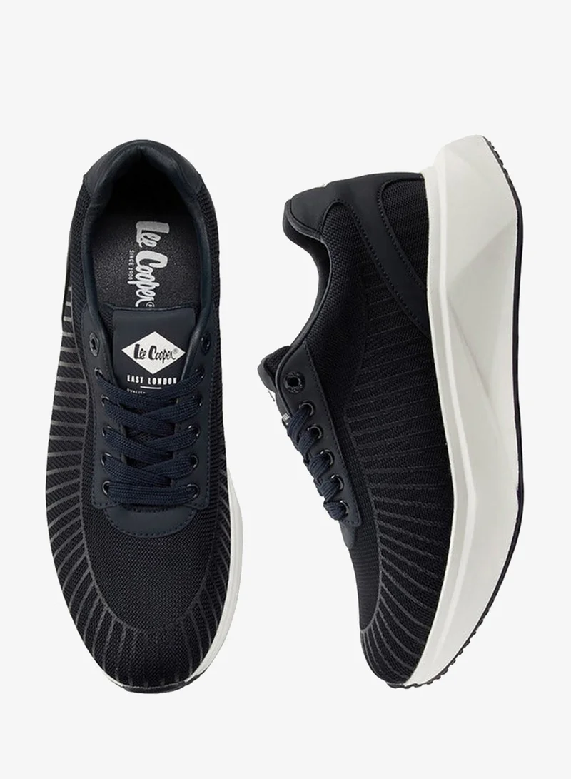 Lee Cooper Men's Striped Lace-Up Sneakers