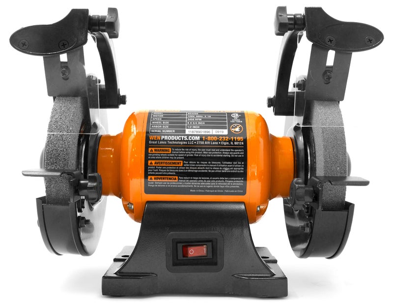 WEN BG4260 2.1-Amp 6-Inch Single Speed Bench Grinder, Orange,black - Image 4
