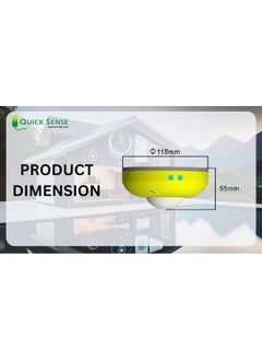 Quick Sense Quick Sense(Qs-07) | PIR Motion Sensor | 220V inbuilt Energy Saving Device Sensor Switch | Automatic on Off Switch | LUX Adjustable 360 Degree Door Sensor for Home  - Image 5
