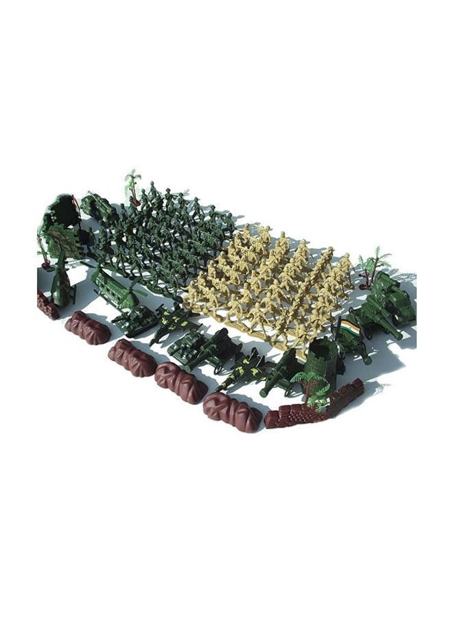 NIBEMINENT 108-Piece World War II Soldier Model Toy 6cm - Image 1