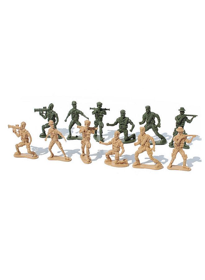 NIBEMINENT 108-Piece World War II Soldier Model Toy 6cm - Image 2
