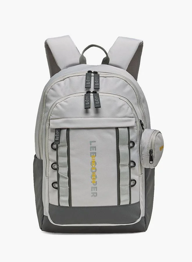 لي كوبر Logo Print School Backpack For Kids 13 Years+ With Padded Shoulder Straps - 17x27x27 CM