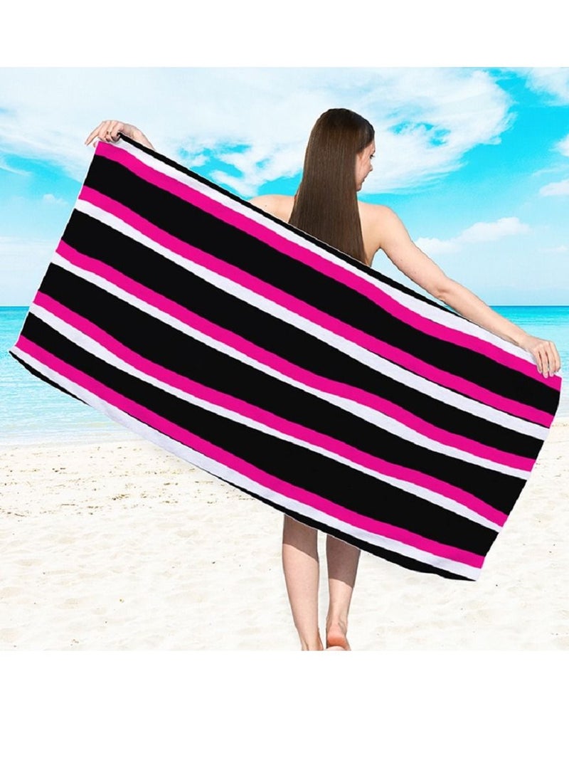 Y&D Microfiber Beach Towel,Quick Fast Dry Super Bath Towels Absorbent Blanket,Suitable For Travel,Camping,Pool 