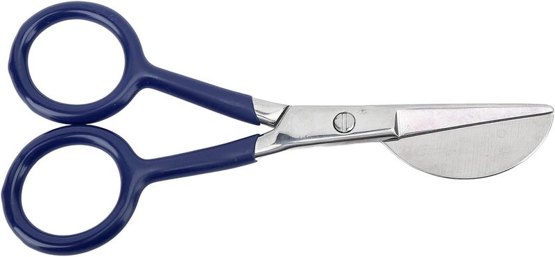 Polished safe edge Carpet Scissors, Stainless Steel Carpet Trimming Shears Ergonomic Duckbill Blade Rustproof for Camping for Home (Blue) Diverse application fit - Image 4