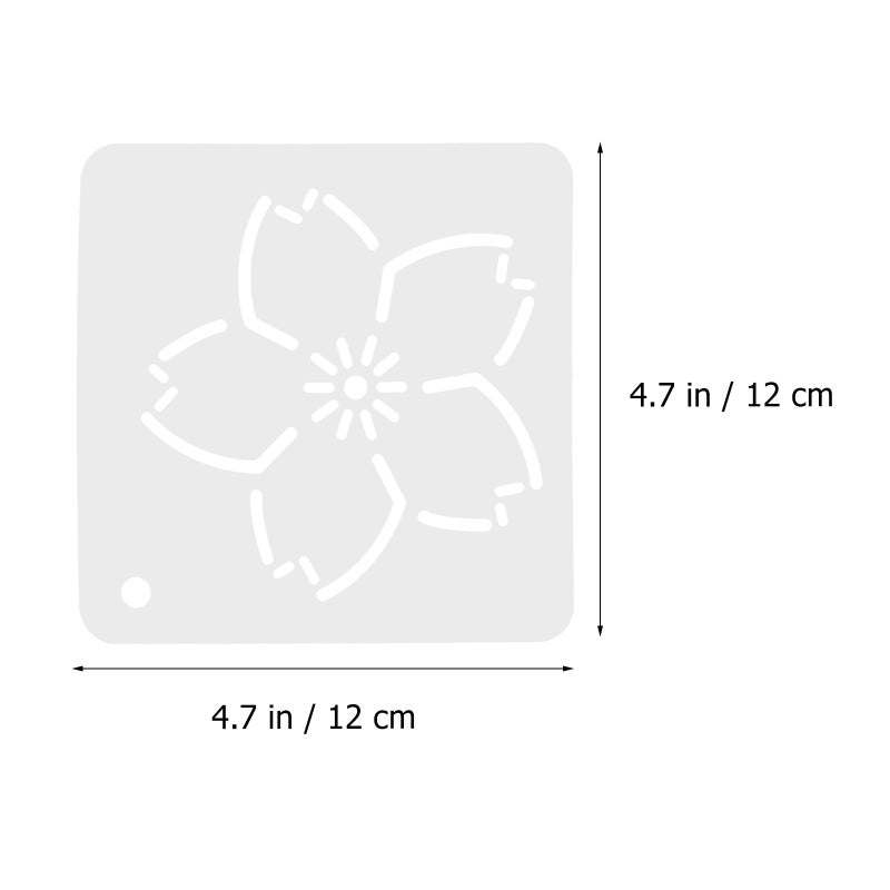 Quilting Stencil Set, Reusable Templates for Sewing and Crafting, Durable Design - Image 2