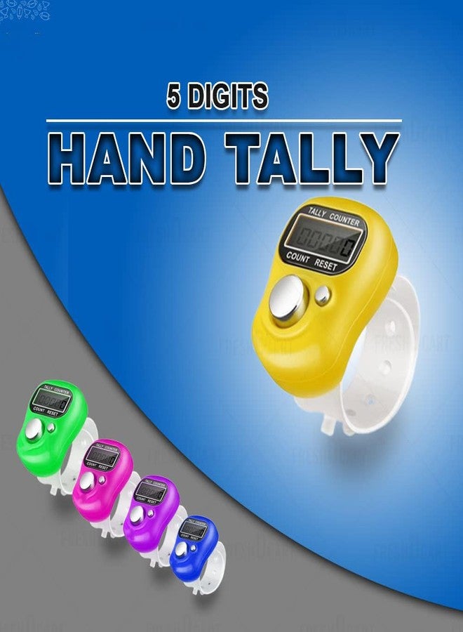 Kaashnic Counter for Chanting Mantra Tally Counter | 5-Digit Finger Ring with LCD Display & Reset Button | Handheld Counter for Meditation, Jap, Sports, Knitting & Classroom Use (Pack of 20) - Image 2