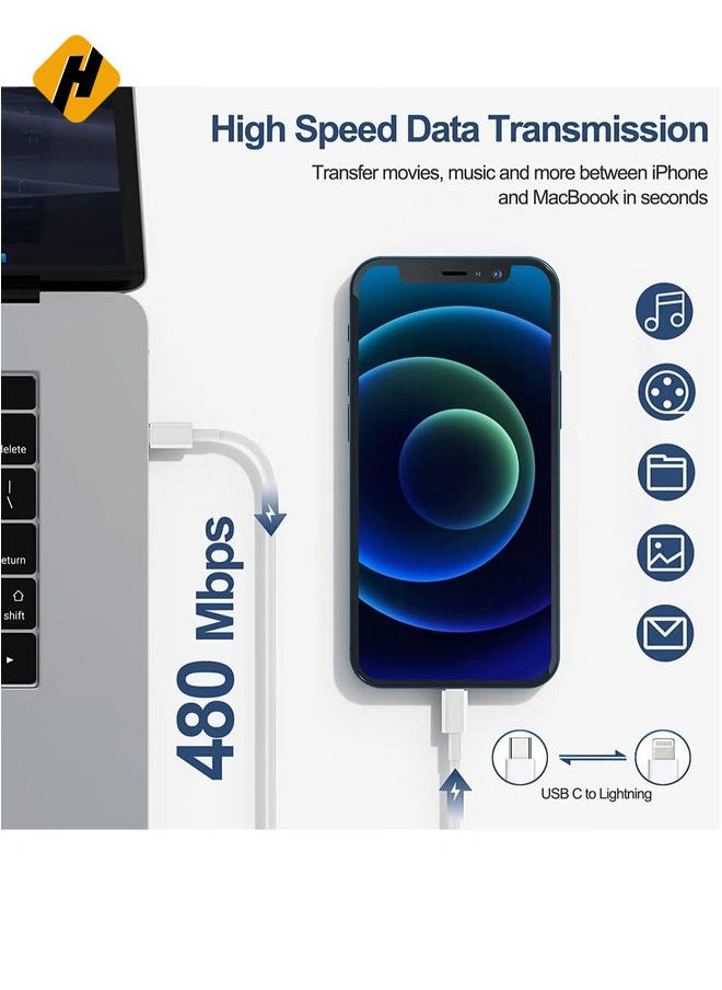 HuHa - "Fast Charge Your iPhone with our 20W PD 3.0 USB C Wall Charger and 1M Cable Set: Compatible with iPhone 13, 12, 11, Pro Max, Mini, X, XR, XS, 8" - Image 1
