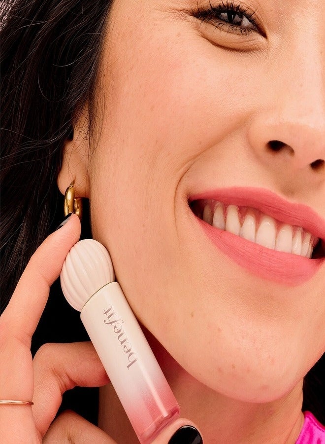 بينيفت كوزمتكس بلوش تينت مرطب شفاه مطفي 6 مل - درجة اللون 10 فرنش توست (بني أرجواني) - مرطب شفاه مطفي ناعم يدوم طويلاً - Image 4