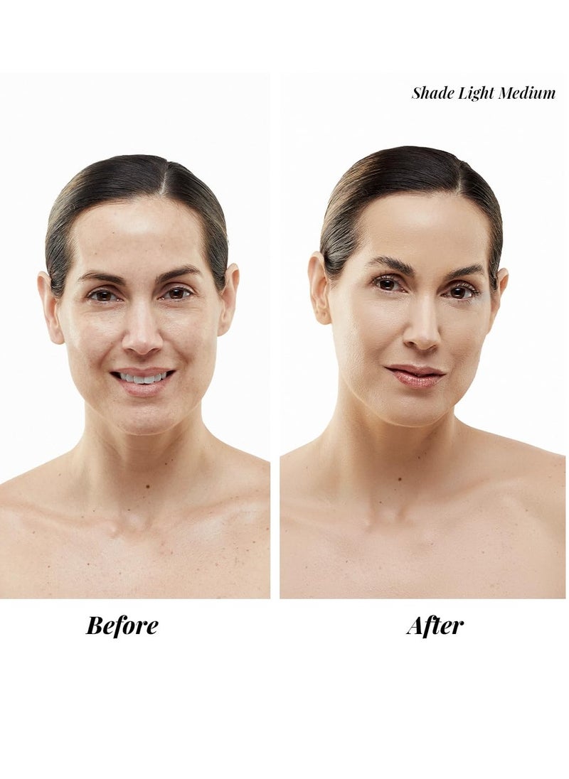 Jerome Alexander MagicMinerals AirBrush Foundation by Jerome Alexander – 2pc Set with Airbrush Foundation and Kabuki Brush - Spray Makeup with Anti-aging Ingredients for Smooth Radiant Skin - Light  - Image 4