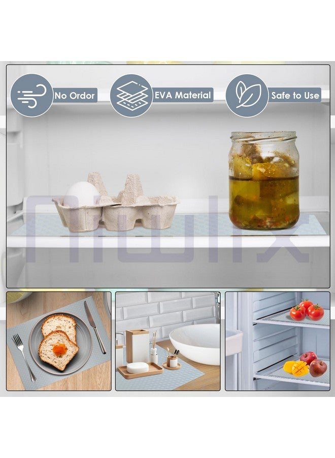 Niwlix (45 cm x 3 M Roll) Anti Slip Kitchen Cabinet Drawer Shelf Mat Liner Sheets Shelf Liners for Kitchen Shelves, Cupboard Sheets,Fridge Mats, Super Strong EVA, Water Resistant (Grey) - Image 4