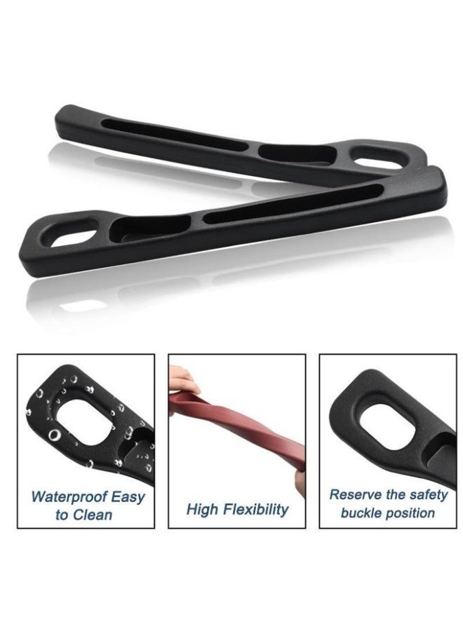 Car Seat Gap Filler, Fit Organizer Fill The Gap Between Seat and Console Stop Things from Dropping, Seat Gap Fillers with Seat Belt Holes(2 Pack) - Image 5