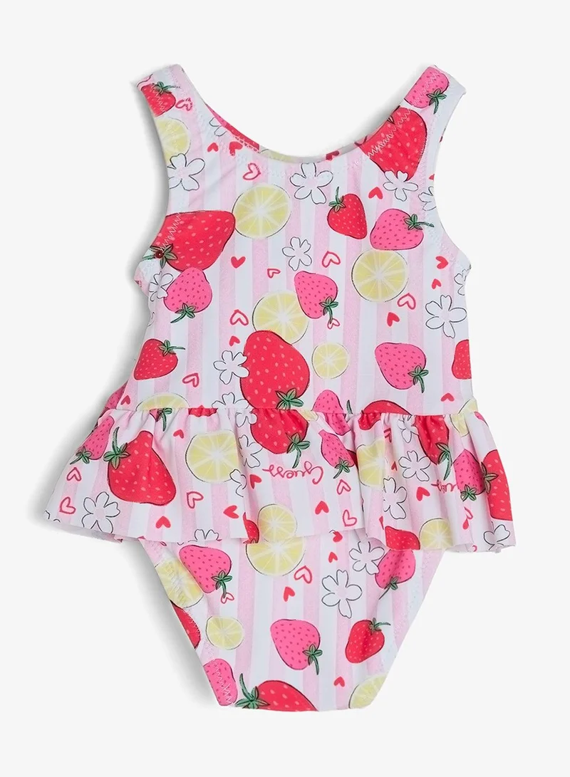 Guess Strawberry Lime Infant Printed One Piece Swimsuit for Women | Best Price UAE