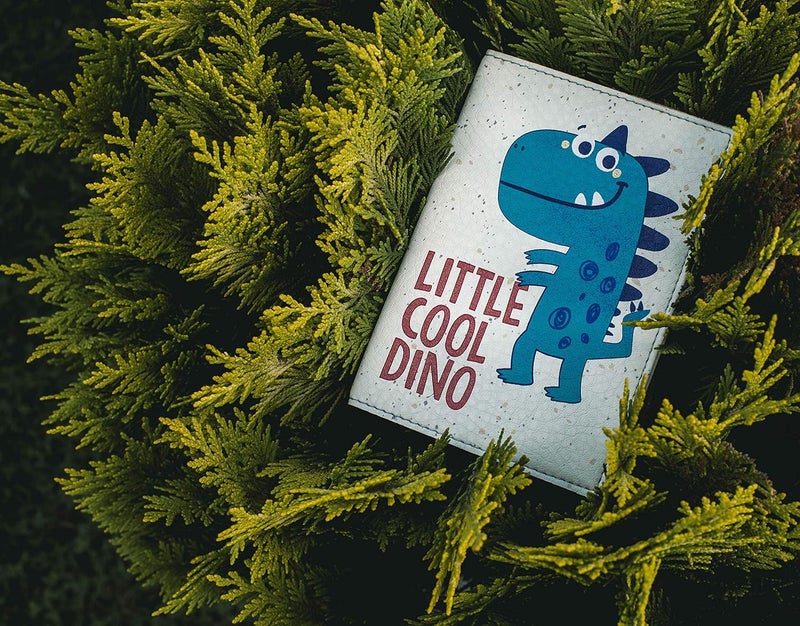 Quttie Passport Cover for Kids, Women and Men, Cute Travel Passport Holder (Little Cool Dino) - Image 5