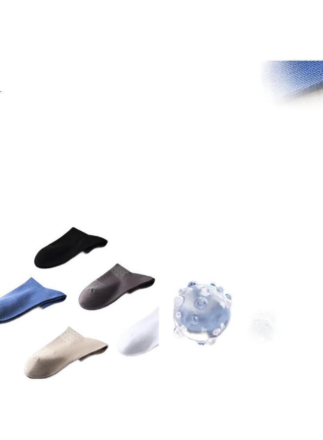 HLA Hailan Home 【Sss】Men'S Socks 25 New Short Tube Cotton Embossed 7A Antibacterial Sports Leisure Short Socks 4 Pairs Pack - Image 1